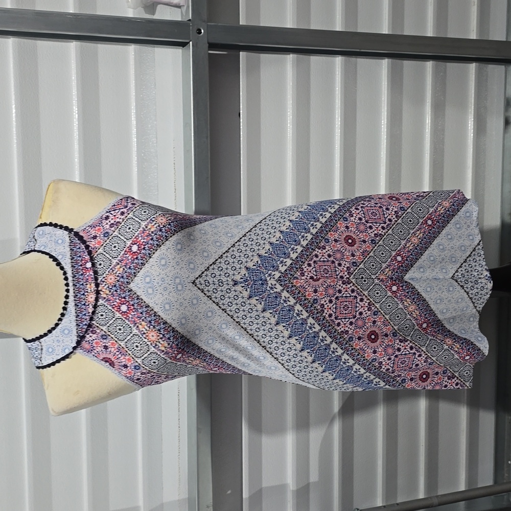 Ash & Violet Multicolor‎  Multi Pattern Dress Size Small
